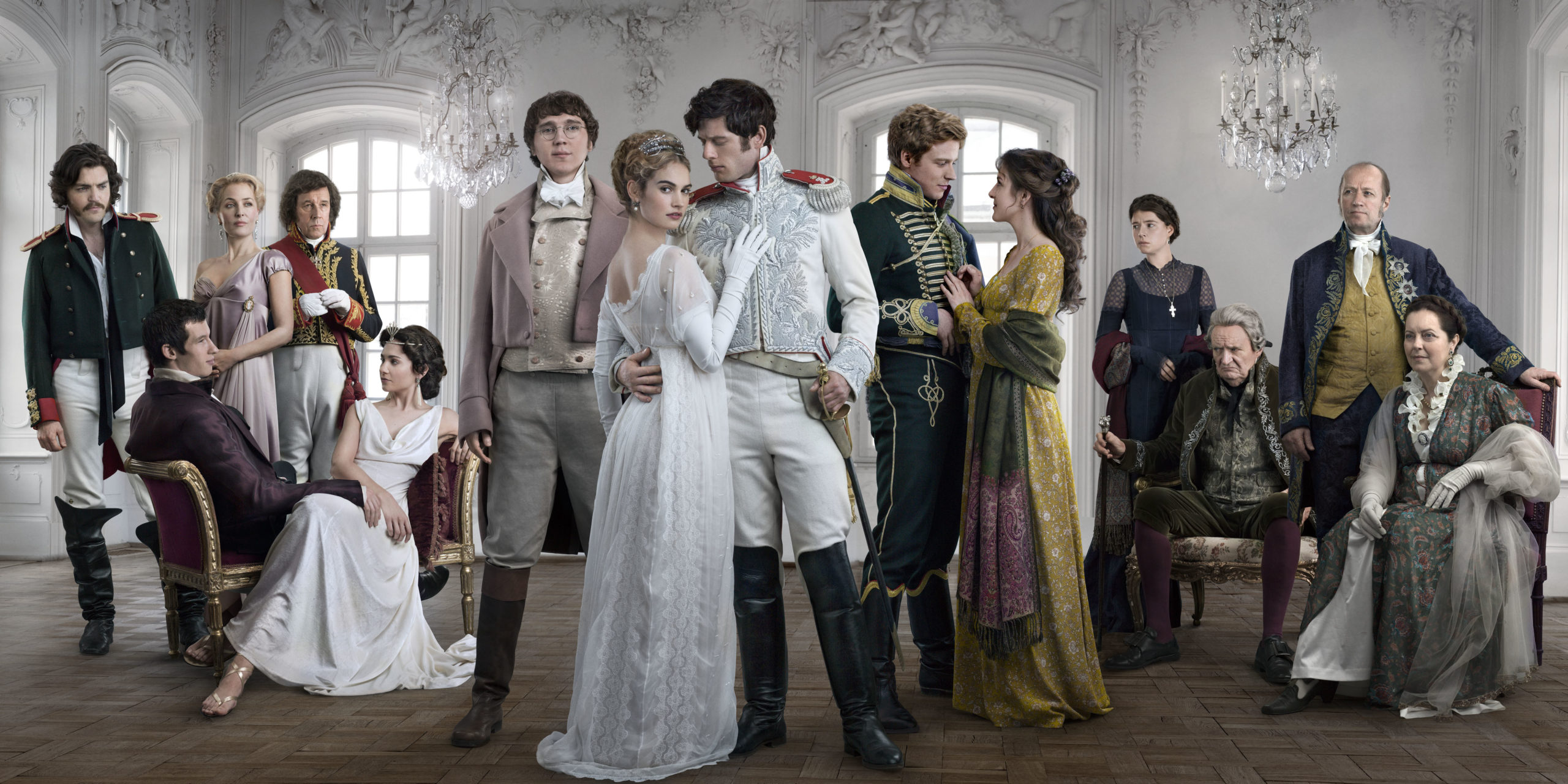 War and Peace, Paul Dano, Lily James, James Norton