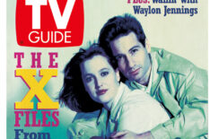 The X-Files on the cover of TV Guide Magazine in March 1995 - Gillian Anderson and David Duchovny