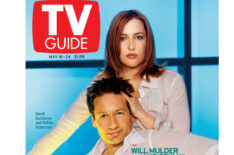 The X-Files on the cover of TV Guide Magazine in May 2002 - David Duchovny, Gillian Anderson
