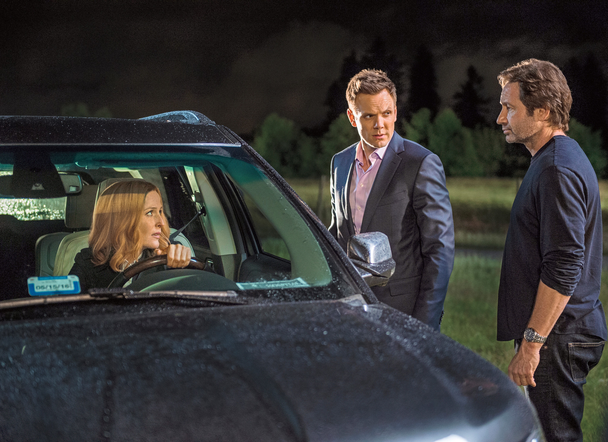 The X-Files - Gillian Anderson, Joel McHale, David Duchovny