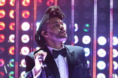 The Weeknd performs at the 2016 Grammys