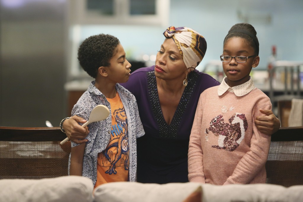 MILES BROWN, JENIFER LEWIS, MARSAI MARTIN, black-ish