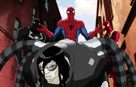 VENOM, DOCTOR OCTOPUS, SPIDER-MAN, IRON SPIDER