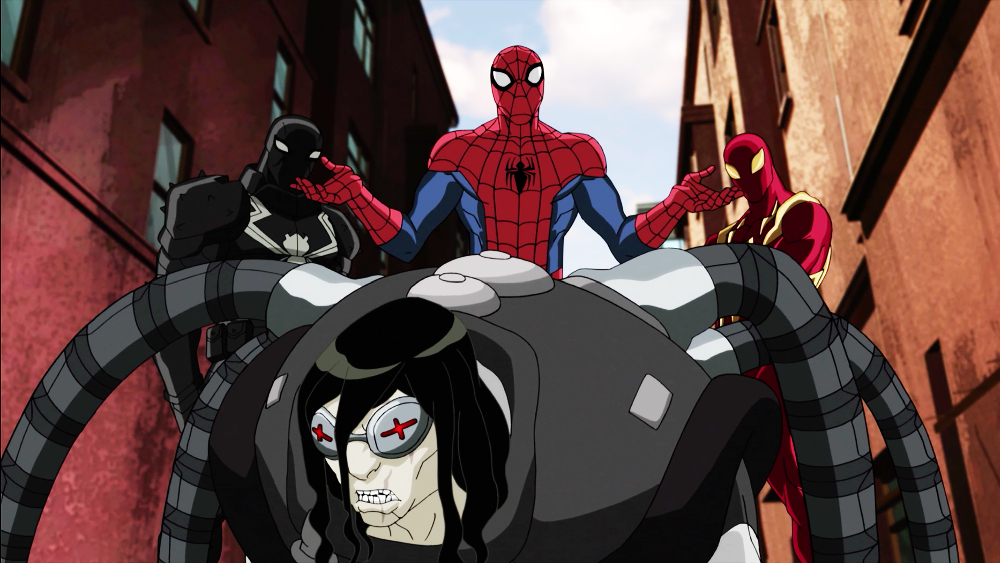 VENOM, DOCTOR OCTOPUS, SPIDER-MAN, IRON SPIDER