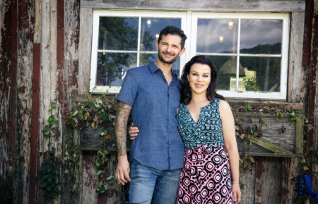 Gabriele Corcos and Debi Mazar