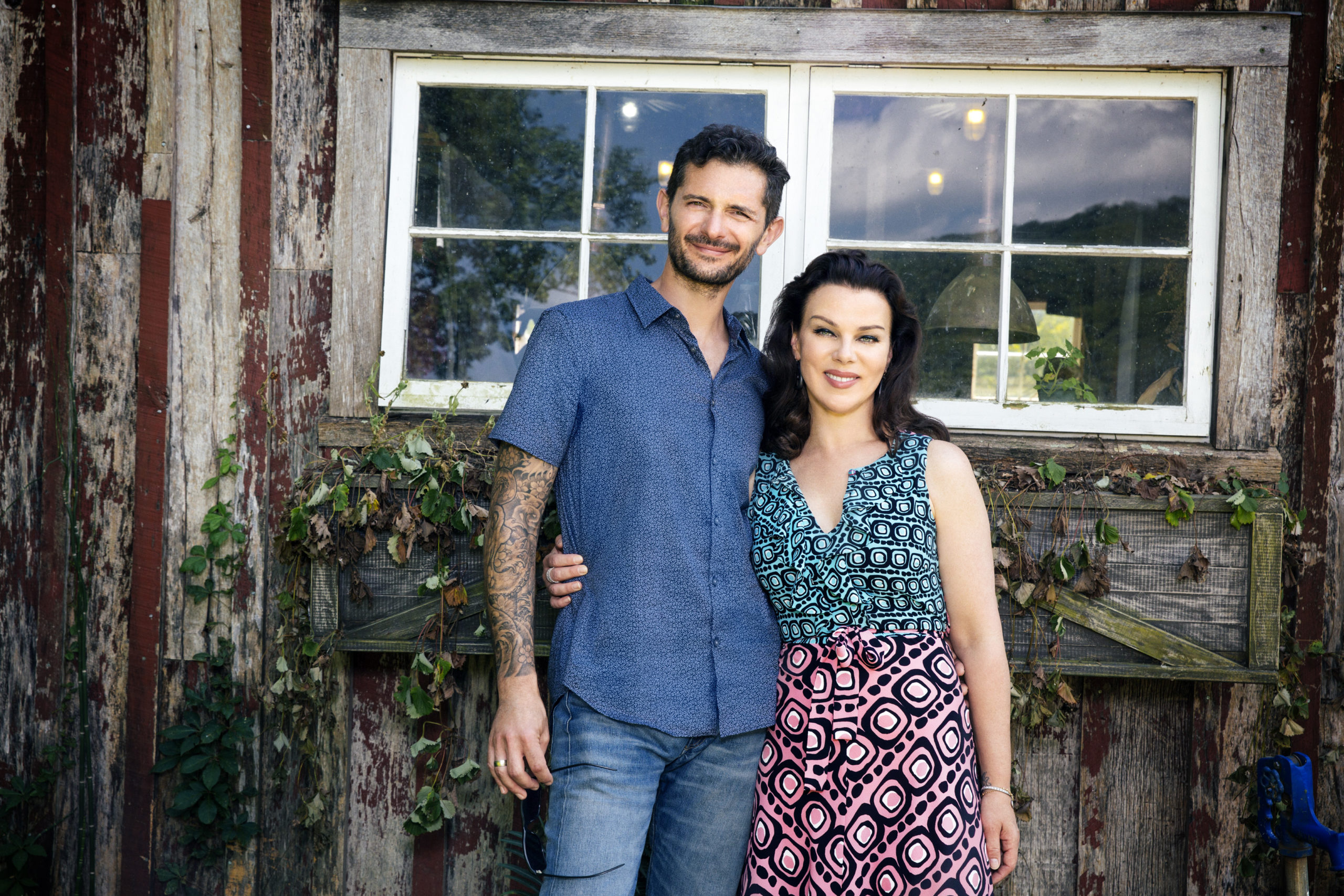 Gabriele Corcos and Debi Mazar