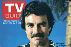 Tom Selleck on the cover of TV Guide Magazine for Magnum P.I.
