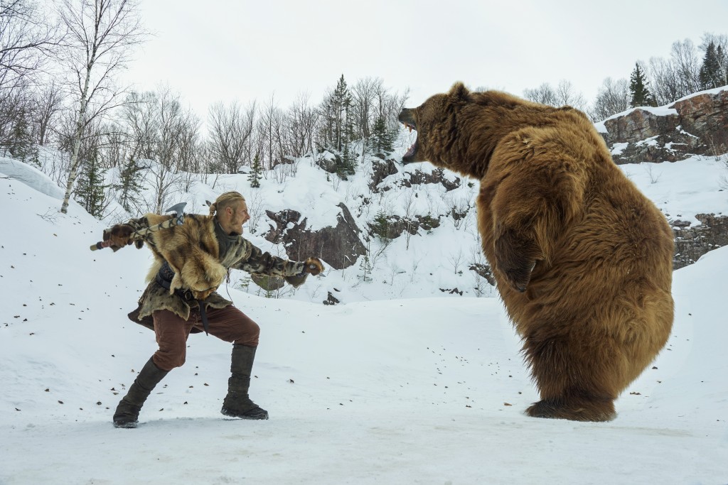 Vikings Alexander Ludwig Talks Bjorn S Bear Fights And What It