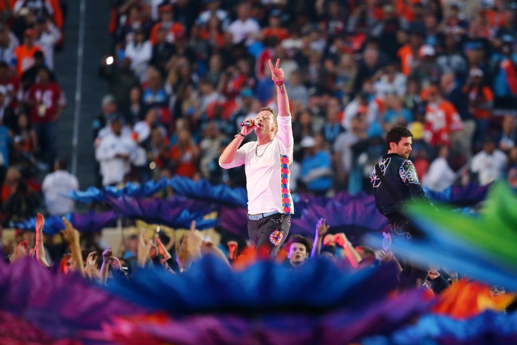super bowl, half time show, coldplay