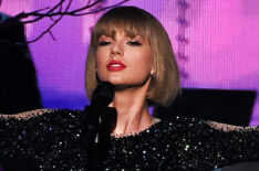 Taylor Swift performs onstage during The 58th Grammy Awards