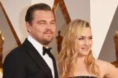 Leonardo DiCaprio and Kate Winslet attend the 88th Annual Academy Awards