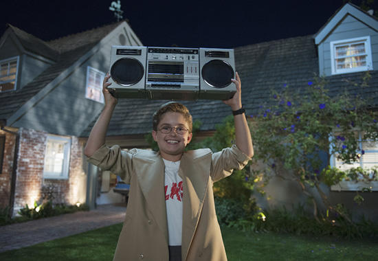 The Goldbergs - Sean Giambrone doing Say Anything - Season 1, Episode 5 - 'The Ring'