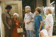 The Golden Girls - Burt Renyolds as Himself, Estelle Getty as Sophia Petrillo, Bea Arthur as Dorothy Petrillo Zbornak, Rue McClanahan as Blanche Devereaux, Betty White as Rose Nylund