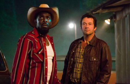 James Purefoy as Hap Collins and Michael Kenneth Williams as Leonard Pine - Hap and Leonard - Season 1