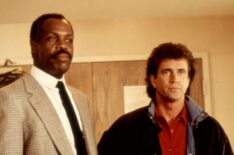 Danny Glover and Mel Gibson in Lethal Weapon, 1987