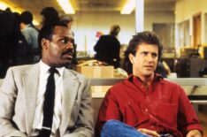 Danny Glover and Mel Gibson in Lethal Weapon, 1987