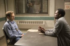 Josh Lucas as Jake Broderick, Harold Perrineau as Charles Baptiste in The Mysteries of Laura - Season 2