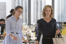 Supergirl - Melissa Benoist and Calista Flockhart