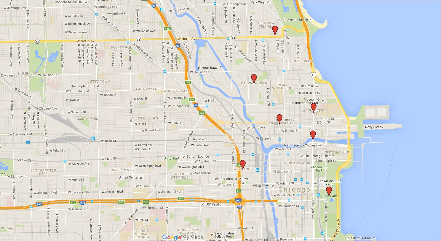 Chicago Seen on TV: An Interactive Map of Windy City Shows