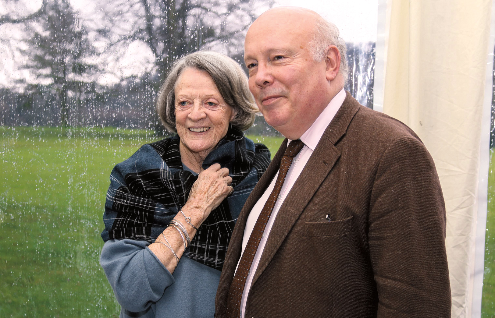 Downton Abbey - Maggie Smith and Julian Fellowes