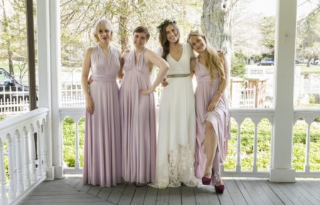 Girls - Season 5 Wedding - Zosia Mamet, Lena Dunham, Allison Williams, Jemima Kirke