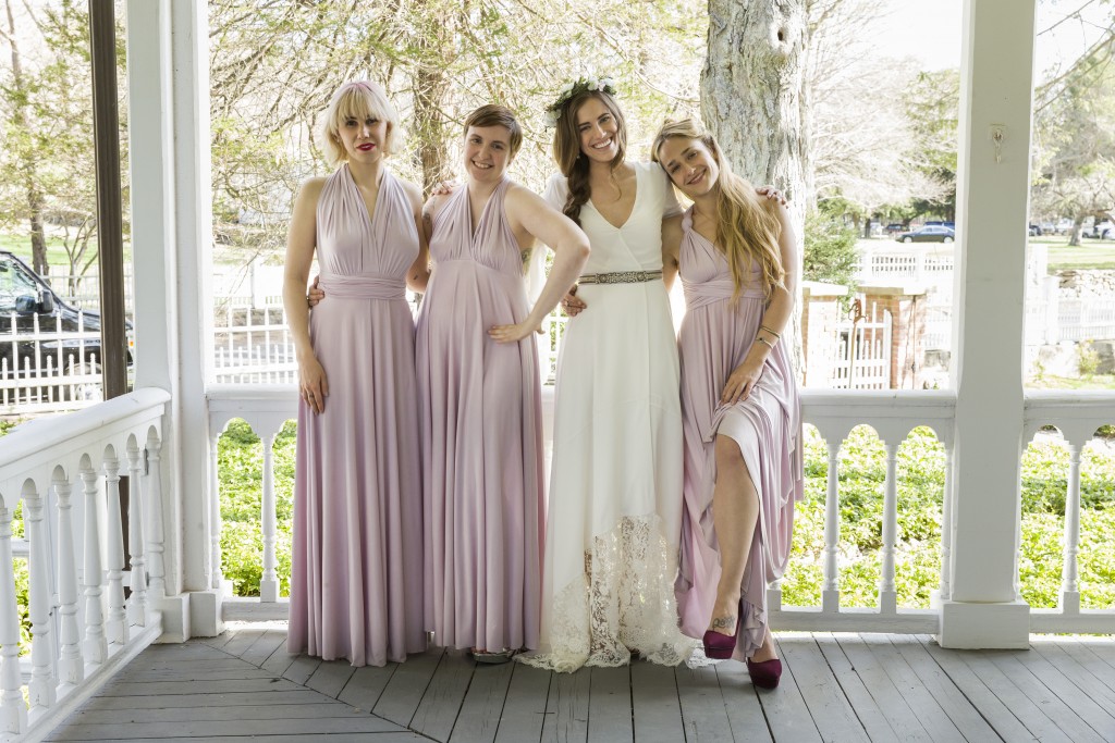 Girls - Season 5 Wedding - Zosia Mamet, Lena Dunham, Allison Williams, Jemima Kirke