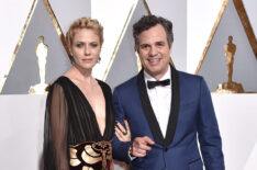 Sunrise Coigney and Mark Ruffalo at the 88th Annual Academy Awards