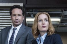 David Duchovny and Gillian Anderson in the 'Home Again' episode of The X-Files