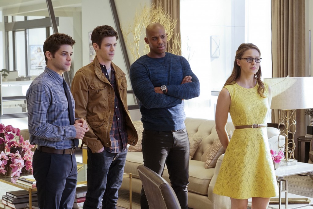 supergirl, melissa benoist, grant gustin, the flash, cbs, crossover