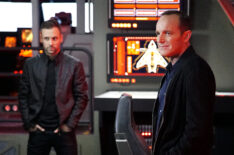 Nick Blood and Clark Gregg in Marvel's Agents of S.H.I.E.L.D.