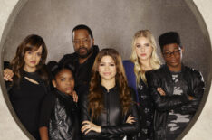 K.C. Undercover - Tammy Townsend as Kira Cooper, Trinitee Stokes as Judy Cooper, Kadeem Hardison as Craig Cooper, Zendaya as K.C. Cooper, Veronica Dunne as Marisa Clark, and Kamil McFadden as Ernie Cooper