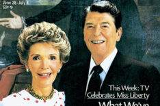 Nancy and Ronald Reagan on the cover of TV Guide Magazine