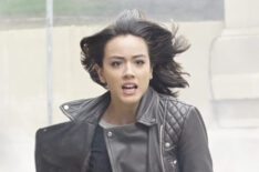 Chloe Bennet running in Agents of S.H.I.E.L.D
