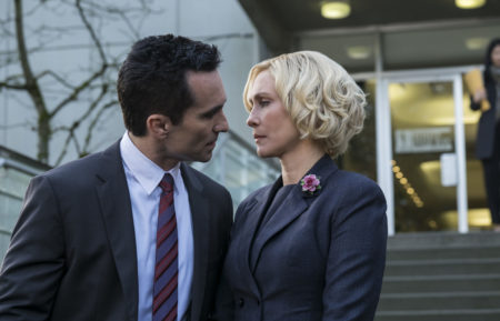 Nestor Carbonell and Vera Farmiga in Bates Motel