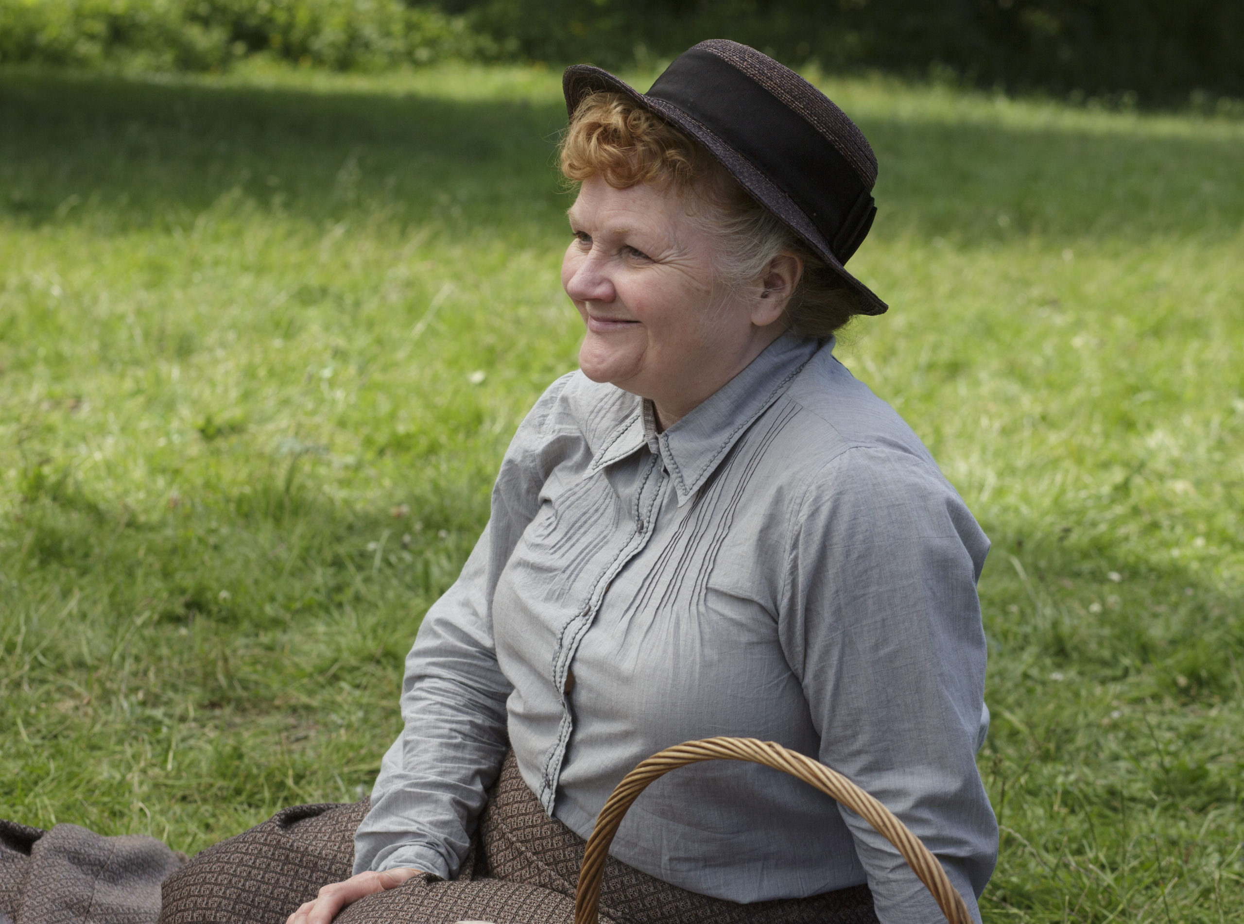 Lesley Nicol as Mrs. Patmore in Downton Abbey