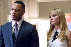 Trai Byers as Andre Lyon and Kaitlin Doubleday as Rhonda Lyon in the 'The Devils Are Here' Season 2 premiere episode of Empire