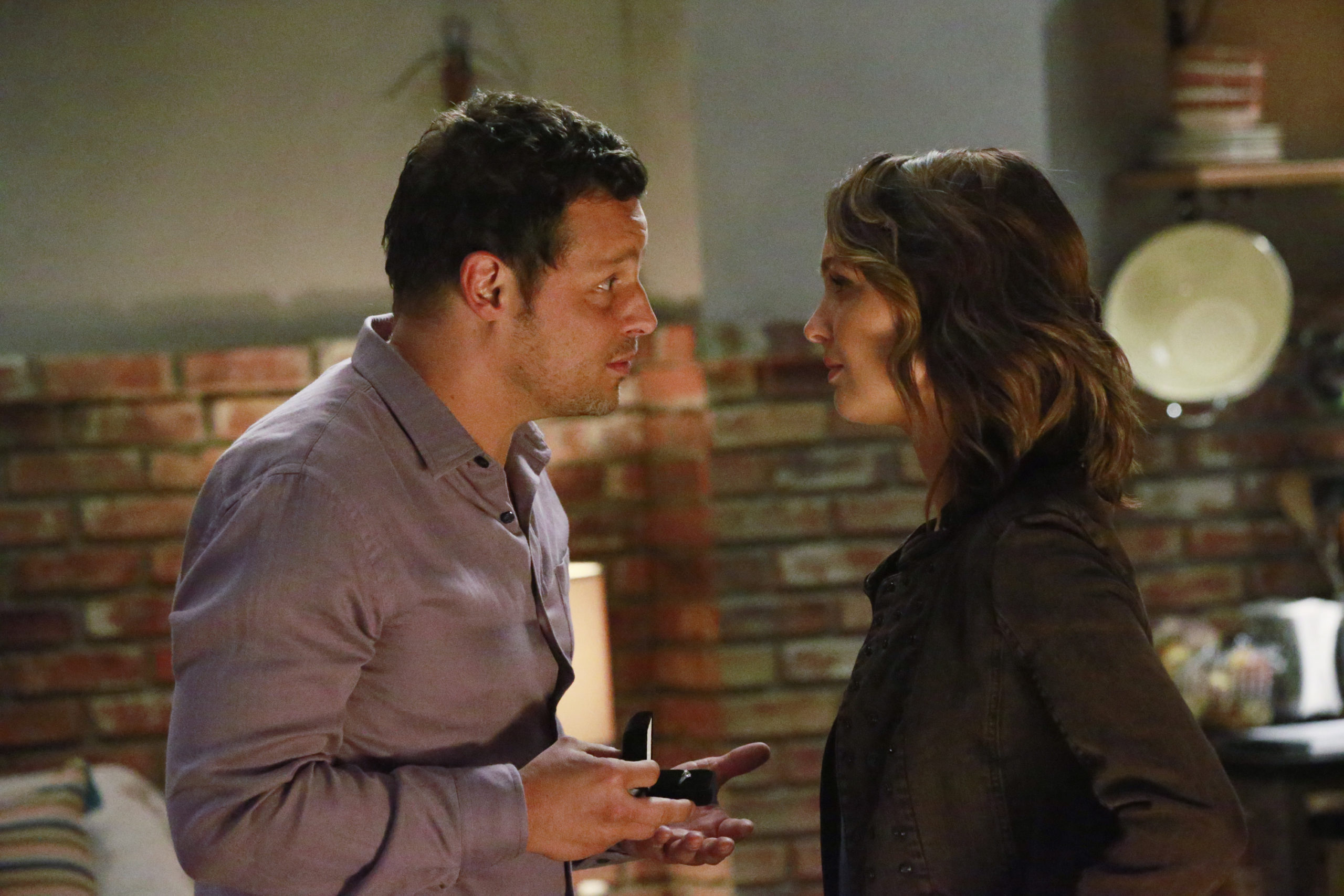 Greys Anatomy - Justin Chambers and Camilla Luddington