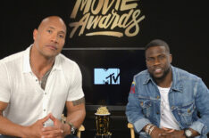 Dwayne Johnson and Kevin Hart prep to host the 2016 MTV Movie Award