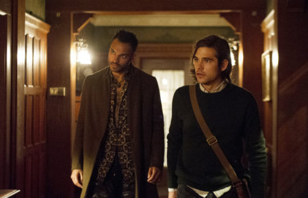 Arjun Gupta as Penny, Jason Ralph as Quentin in The Magicians - Season 1 - 'The Writing Room'