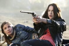 Wynonna Earp - Season 1 - Melanie Scrofano and Dominique Provost-Chalkley