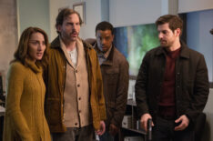 Grimm - Season 5 - Bree Turner as Rosalee Calvert, Silas Weir Mitchell as Monroe, Russell Hornsby as Hank Griffin, David Giuntoli as Nick Burkhardt