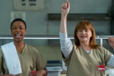 Samira Wiley and Blair Brown in Orange is the New Black