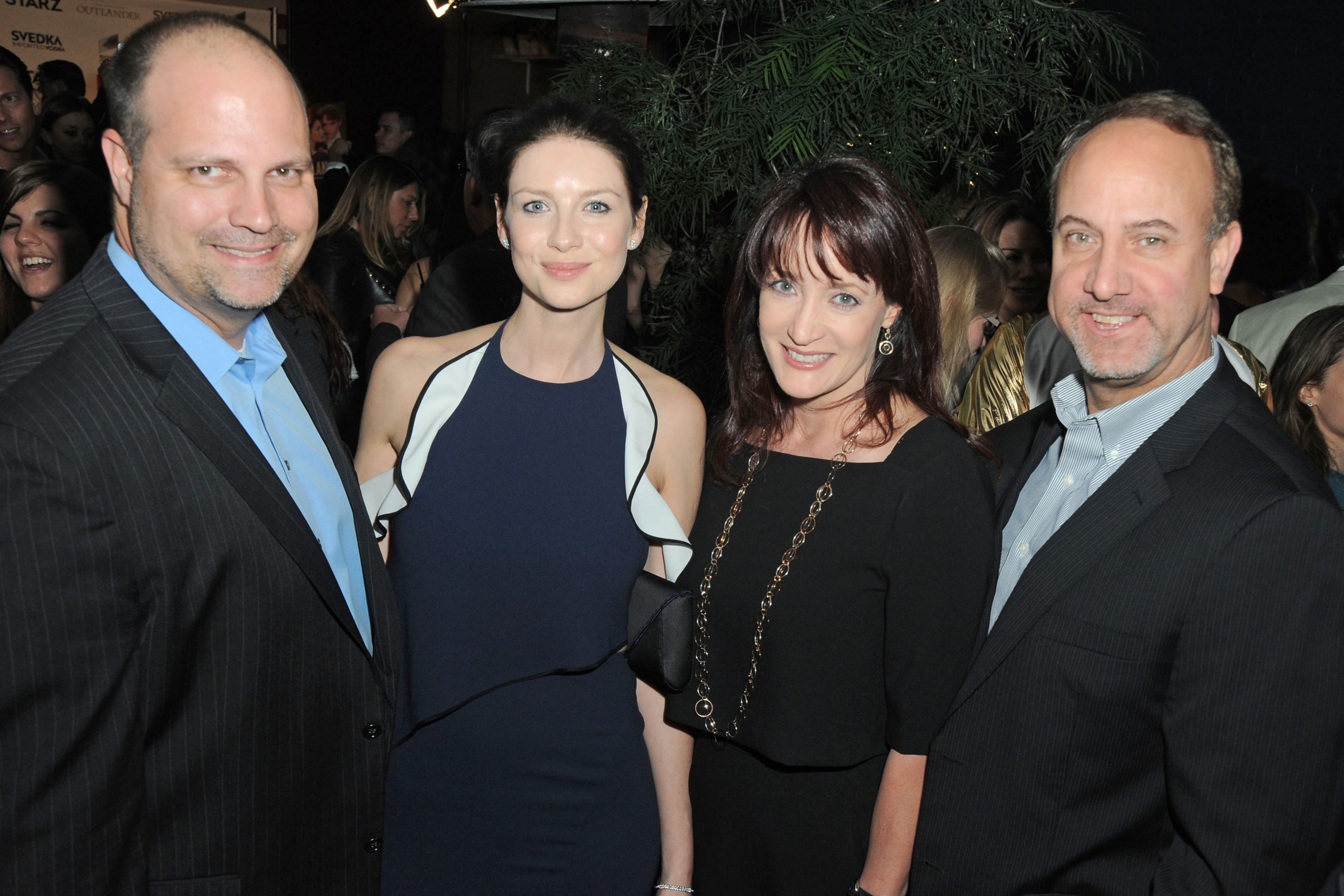 TV Guide Magazine Outlander Cover Party - Chris Parnell, Caitriona Balfe, Karen Bailey, John Westphal