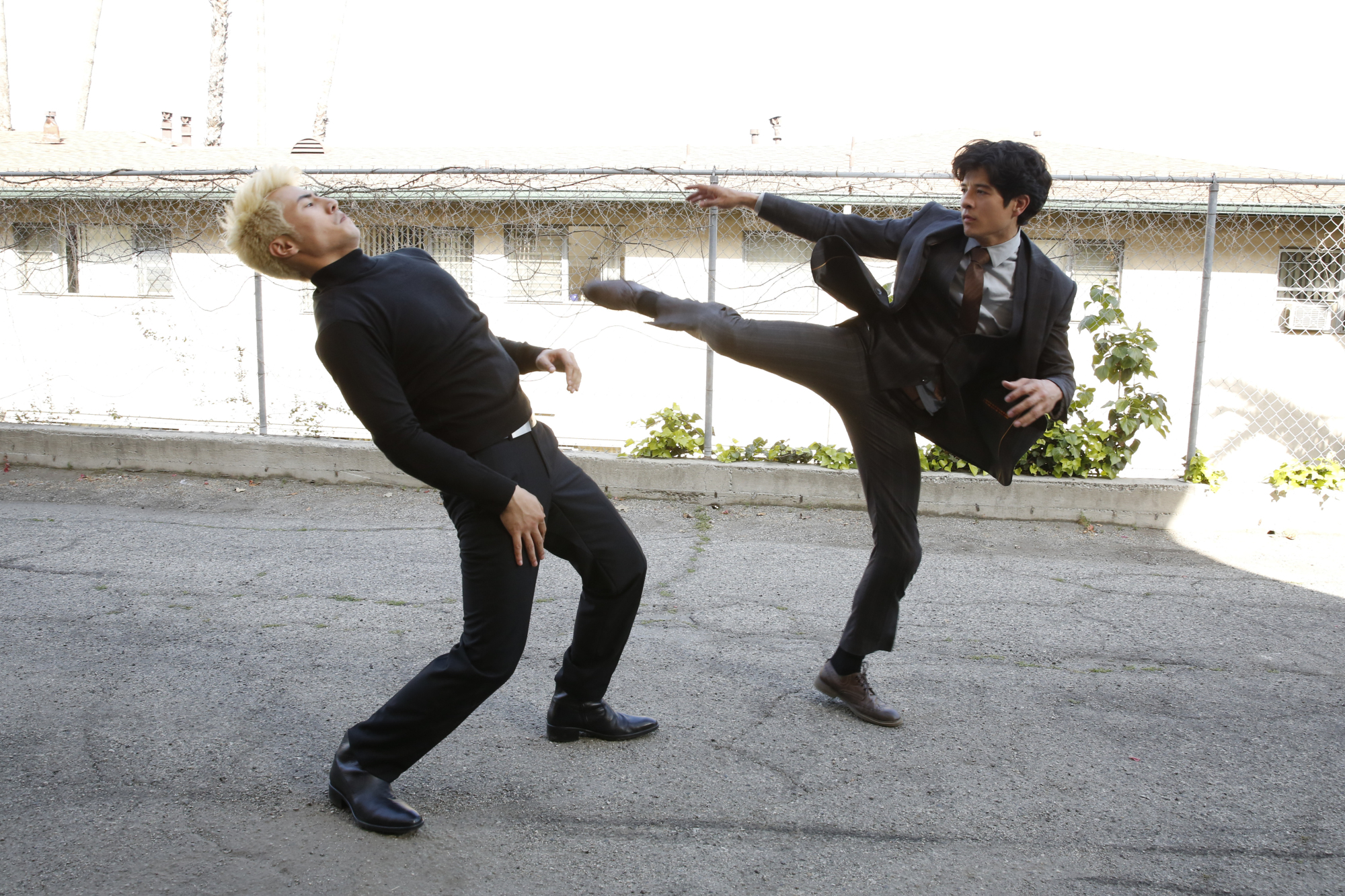 Leon Lee as Jawing and Jon Foo as Detective Lee Photo in Rush Hour