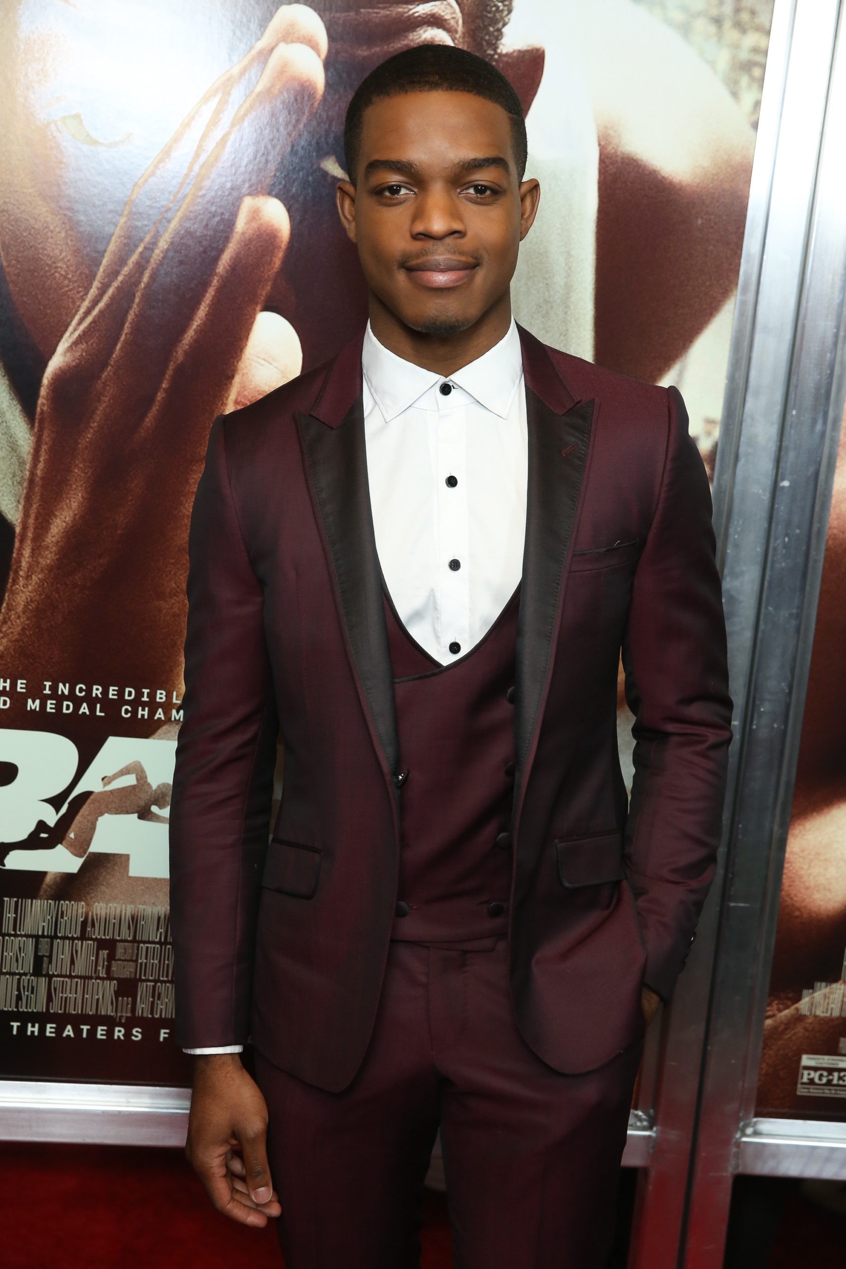 Stephan James attends the New York screening of Race