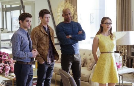 Supergirl - Jeremy Jordan, Grant Gustin, Mehcad Brooks, and Melissa Benoist - 'Worlds Finest'