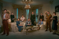 And Then There Were None - Aiden Turner (Philip Lombard), Noah Taylor (Thomas Rogers), Maeve Dermody (Vera Claythorne), Douglas Booth (Anthony Marston), Toby Stephens (Doctor Armstrong), Charles Dance (Judge Wargrave), Burn Gorman (William Blore), Miranda Richardson (Emily Brent), Sam Neill (General MacArthur) and Anna Maxwell Martin (Ethel Rogers)