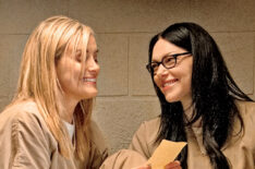 Taylor Schilling and Laura Prepon in Orange is the New Black