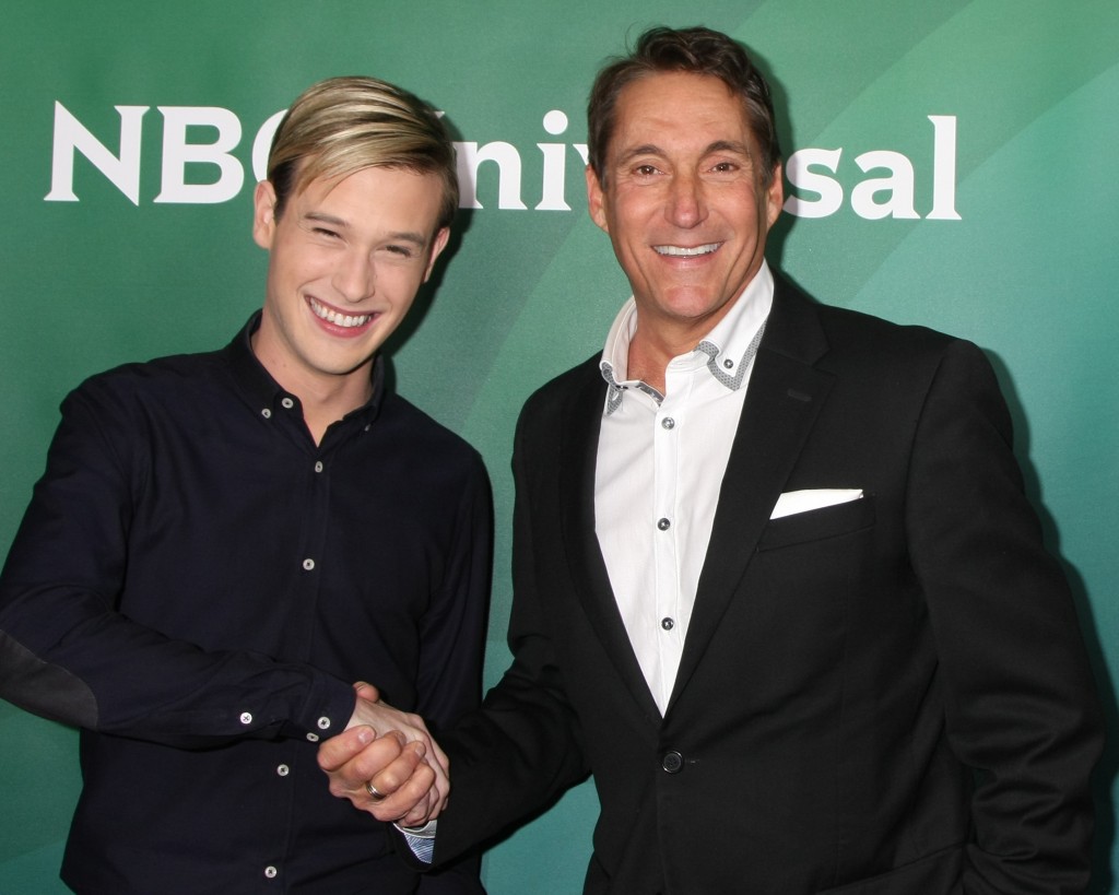 Hollywood Medium With Tyler Henry (E!) and it's Henry with exec producer Michael Corbett