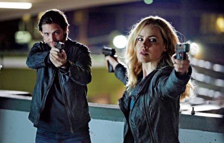 12 Monkeys - Aaron Stanford and Amanda Schull